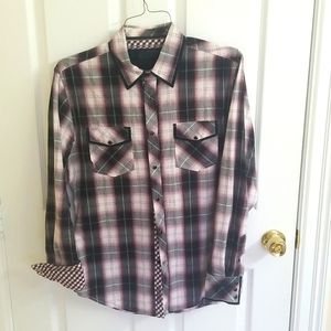 Guess Vintage Series Pear Snap Shirt (M)